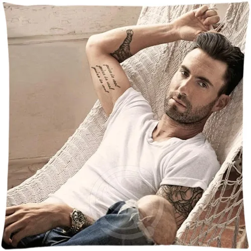 Новый пользовательский Очаровательная Adam Levine 40 х см мягкие Наволочка Чехол для