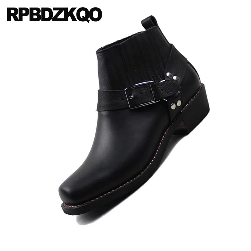 designer black booties