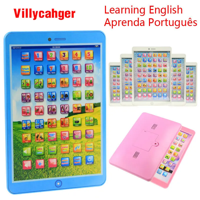 8 inch mini English & Portuguese pad electronic toys / Portuguese