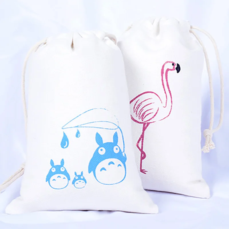 2pcs11. 5 см x 18 Связки сумки ювелирные изделия с кулиской из парусины декоративные