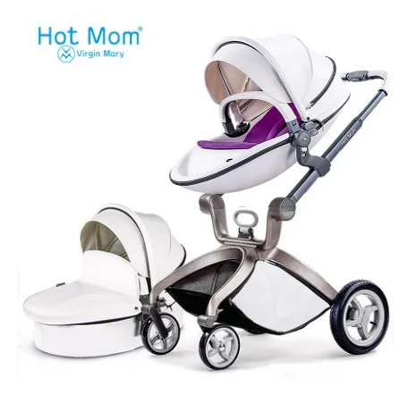 Cochecito de bebé Hot Mom 2 en 1, comentarios, carrito analógico mima xari.  Asiento de coche para cochecito de bebé con envío gratis - AliExpress