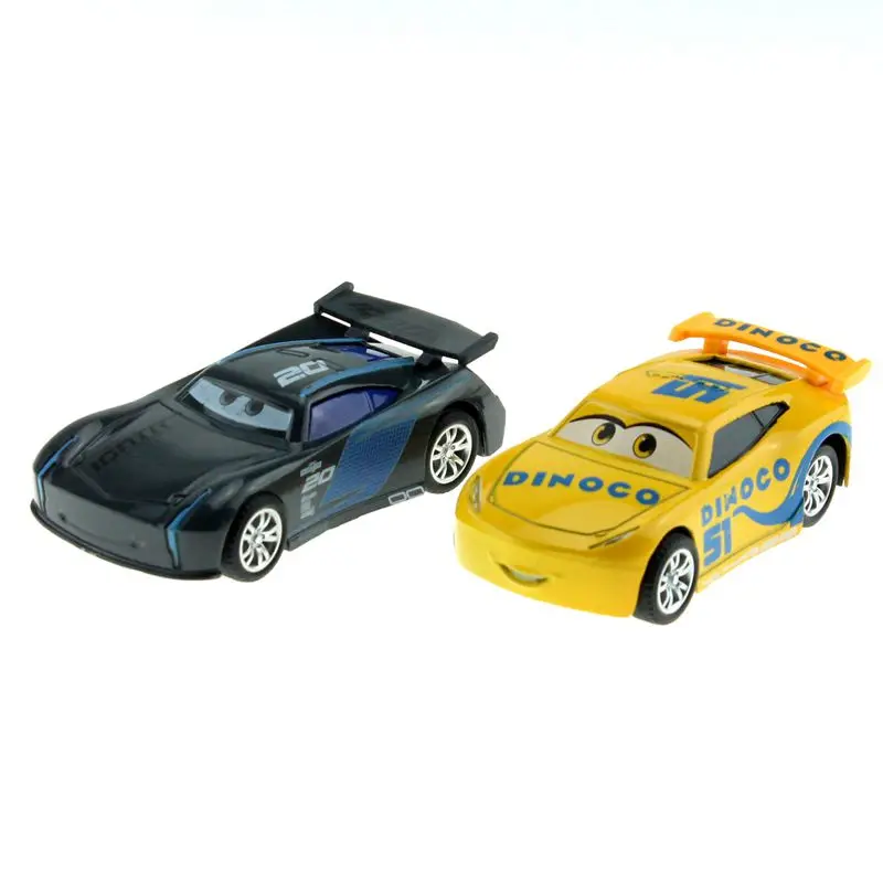 Дисней Pixar тачки 3 шт./лот Jackson Storm Cruz Ramirez Mack грузовик 1:55 литья под давлением
