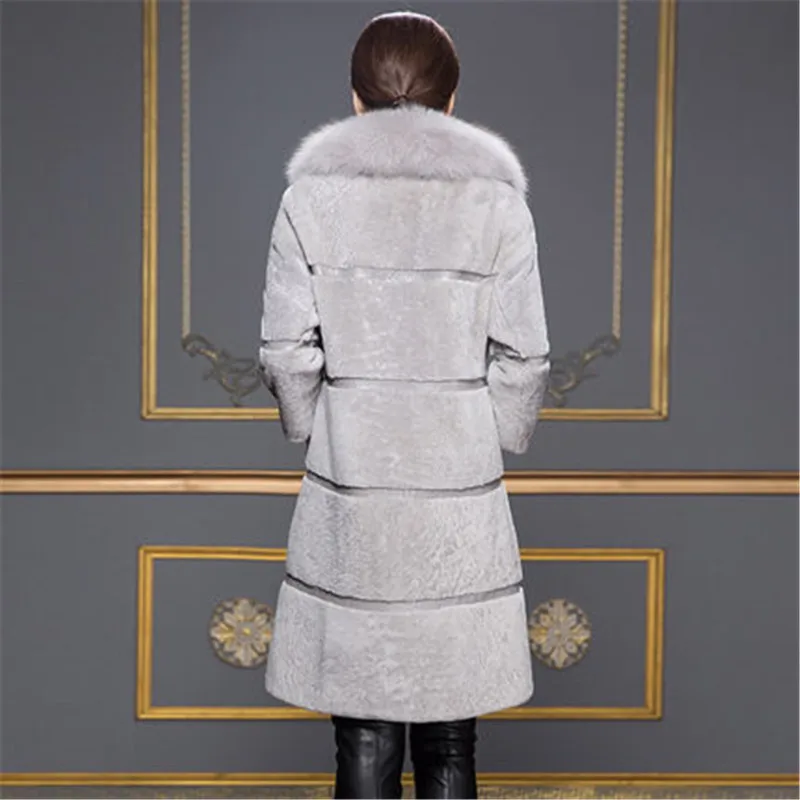 2019 Fourrure Red Femmes Faux Manteaux gray Nouvelles Marque 2019 Fourrure Red Femmes Faux Manteaux gray Nouvelles Marque