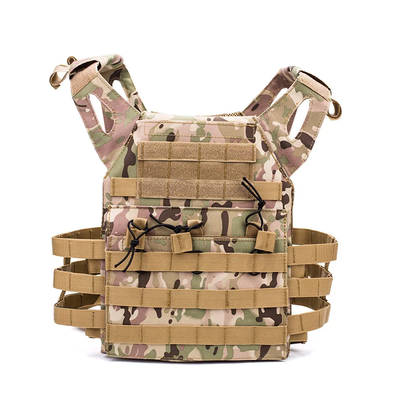 TV01 JPC 600D Охотничий Тактический жилет военный Molle Plate Carrier страйкбол Пейнтбол CS открытый защитный легкий жилет - Цвет: cp