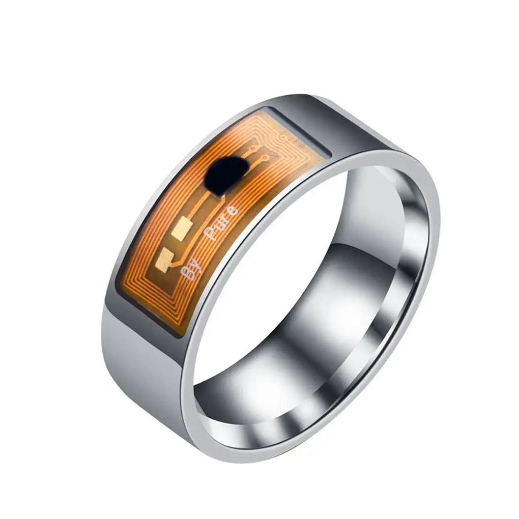 Водонепроницаемое умное кольцо, умные кольца NFC, многофункциональное умное кольцо, цифровое кольцо, умные аксессуары - Цвет: Transparent NO.12