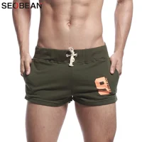 Seobean Mens Casual Shorts Cotton Fitness Sweatpants Short Summer Jogger Shorts Men Homewear Hot Gym Shorts 5