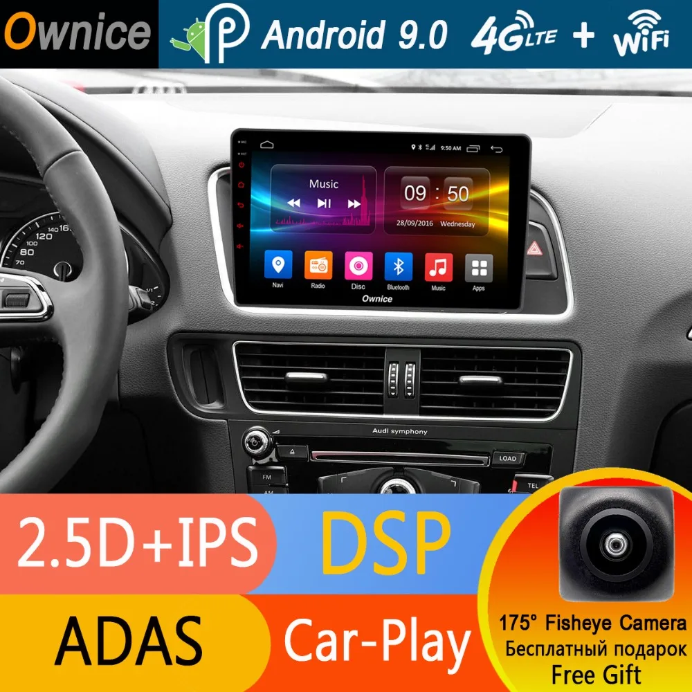 Best 1 Din Android 9.0 8 Core 4G RAM+32G ROM 10.1" IPS Android Car GPS DVD multimedia navi For Audi Q5 2010-2018 Support CarPlay DSP 1 Best 1 Din Android 9.0 8 Core 4G RAM+32G ROM 10.1" IPS Android Car GPS DVD multimedia navi For Audi Q5 2010-2018 Support CarPlay DSP 1