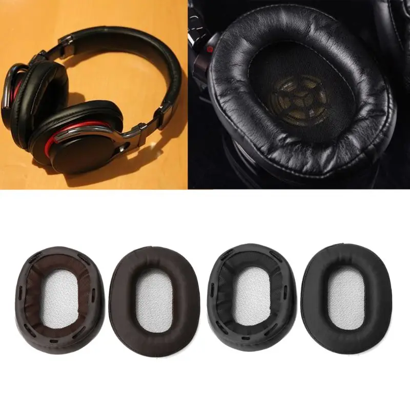 1 пара сменных амбушюров амбушюры для SONY MDR 1R MK2 1RBT 1ADAC 1A 1ABT протеиновая мягкая кожа