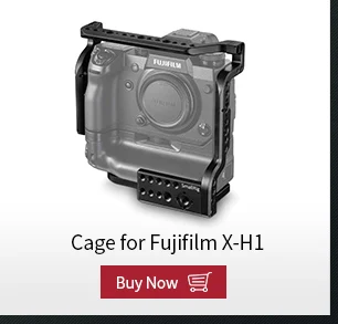 SmallRig Защитная клетка для камеры Fujifilm X-H1 с Bulit-in NATO Rails Arca швейцарская тарелка-2123