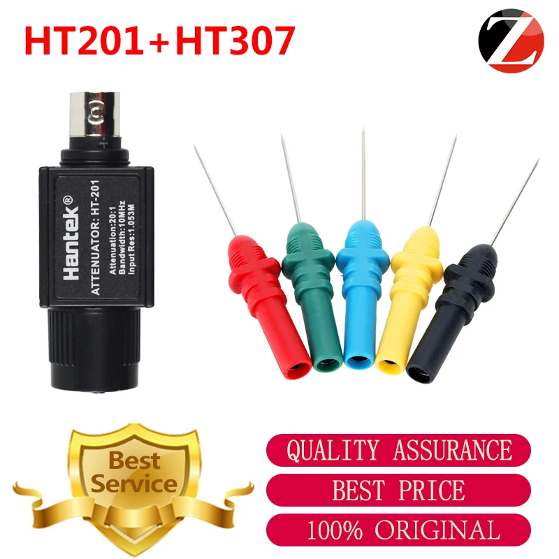 

hantek oscilloscope accessories for hantek 1008C oscilloscope HT201 20:1 Passive Attenuator 300V Automotive Diagnostic Test