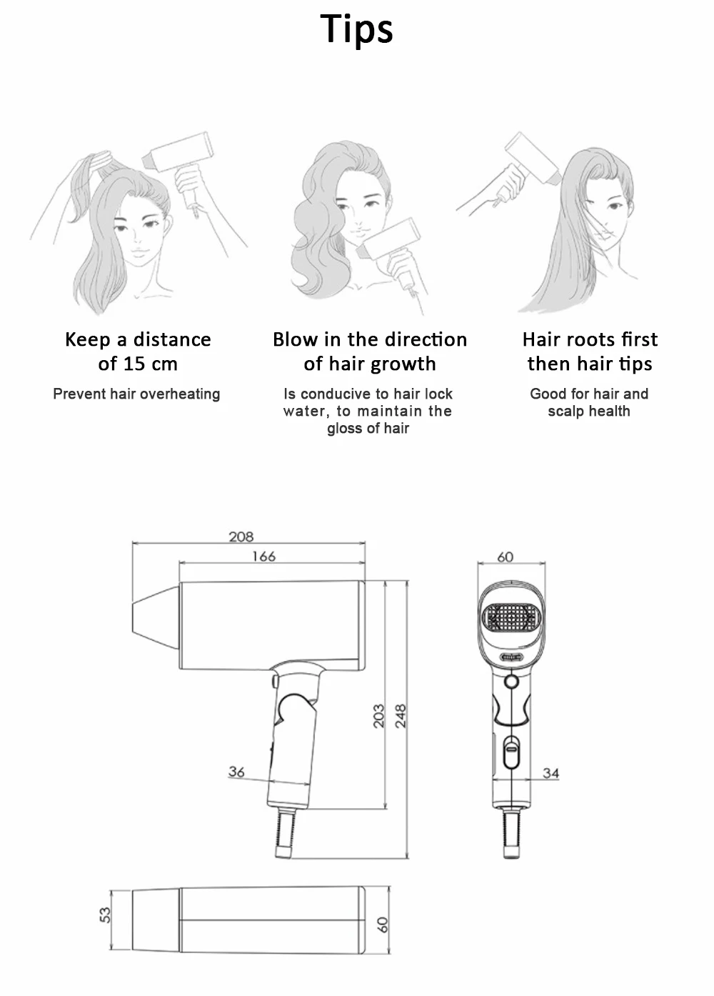 Xiaomi xumei фен для волос Smate горячий холодный ветер Уход за волосами защита здоровья фен Инструменты для укладки волос для дома путешествия отель Парикмахерская