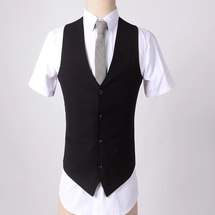 Classic Black Business Suit 3 Pieces (Jacket+Vest+Pants) Groom Tuxedos Wedding Suits Slim Fit for Men Single Breasted 2019 New