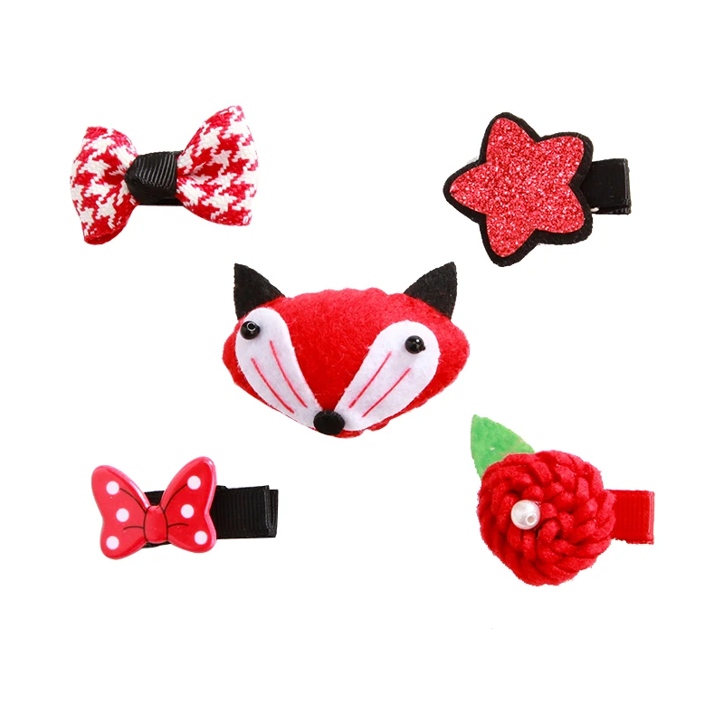 5 Pcs Set Japanese Cute Cartoon Panda Tiger Bee Fox Rabbit Pattern