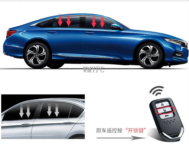 Автомобильный контроль заднего обзора окна устройство дистанционного управления для honda accord 2012 2013 9th accord