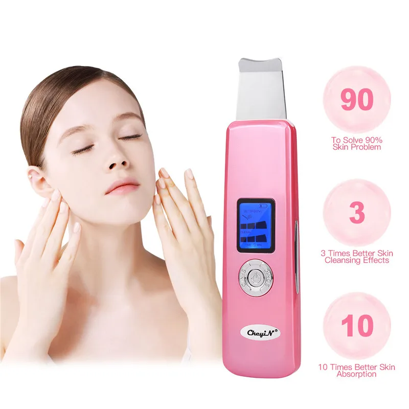 Electric Ultrasonic Beauty Instrument Multifunctional Negative and Positive Skin Care Ion Micro-current Scrubber Cleaning Device цена Electric Ultrasonic Beauty Instrument Multifunctional Negative and Positive Skin Care Ion Micro-current Scrubber Cleaning Device цены онлайн