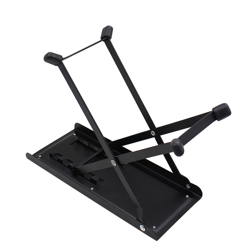 Guitar Pedal Folding Metal Guitar Footrest Stool Pedal Adjustable Height