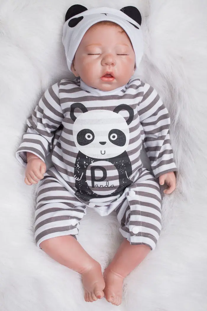 Bebe reborn 20 дюймов Кукла silicone Младенцы Магнитная пустышка дети играть дома игрушки