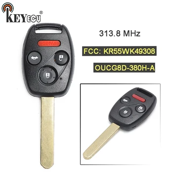 

KEYECU 10x 313.8MHz FCC: KR55WK49308 / OUCG8D-380H-A Replacement 3+1 4 Button Remote Key Fob for Honda Accord Element Pilot