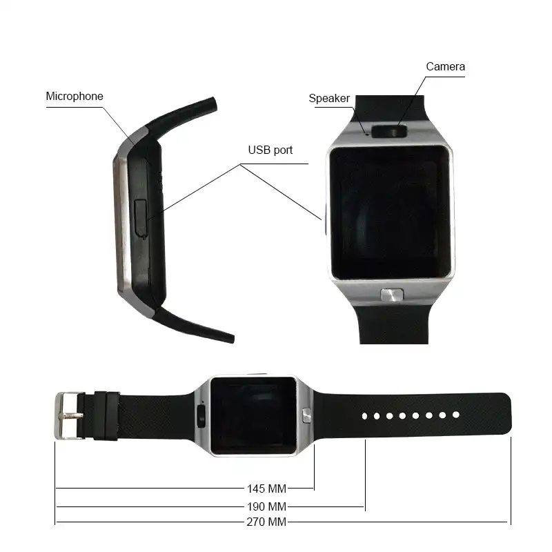 dz09 smartwatch speaker