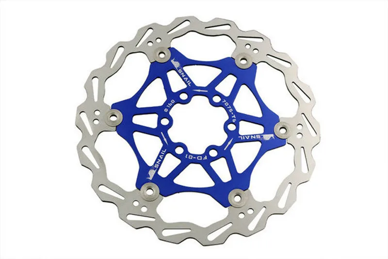 2* Snail MTB XC DH Mountain bike Cycling Brake Disc Floating Rotor 160mm Rotors