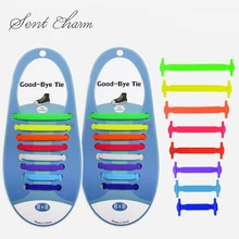 16 шт./упак. шнурки без завязок взрослые дети ленивые Мягкие силиконовые шнурки для обуви подарок