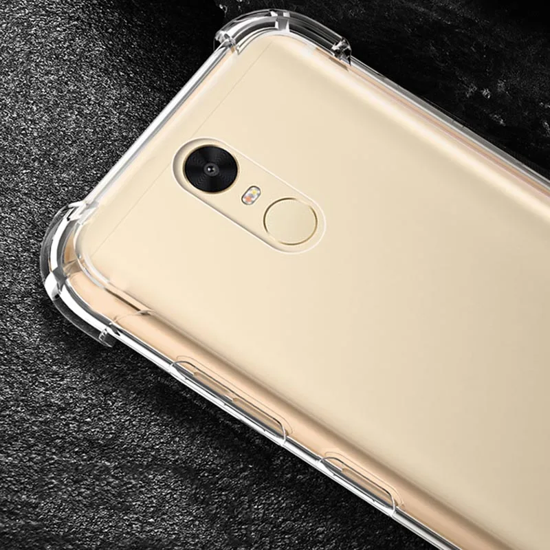

For Xiaomi Redmi Note 4X Note 2 3 4A 5A 6A 4 3S 5 6 7 Plus S2 Pro Airbag Shockproof Cover Transparent Soft TPU Cases For Xiaomi