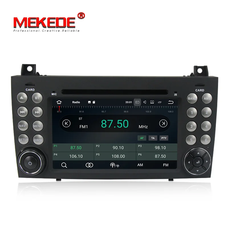 Top Android7.1 Quad core HD screen Car Audio dvd player for Benz R171 W171 Benz SLK 2004-2011 Auto Radio Audio Headunit 4
