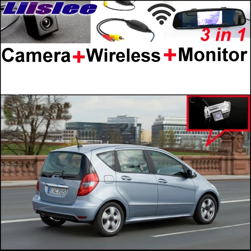 

Liislee Special Camera Wireless Receiver + Mirror Monitor Easy Parking System For Mercedes Benz MB W169 A160 A180 A200 A150 A170