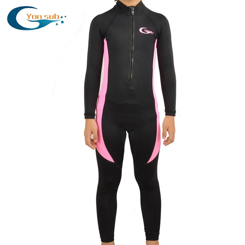 Unisex Kids Scuba Diving Wetsuit Boys Girls One piece Swimsuits Long