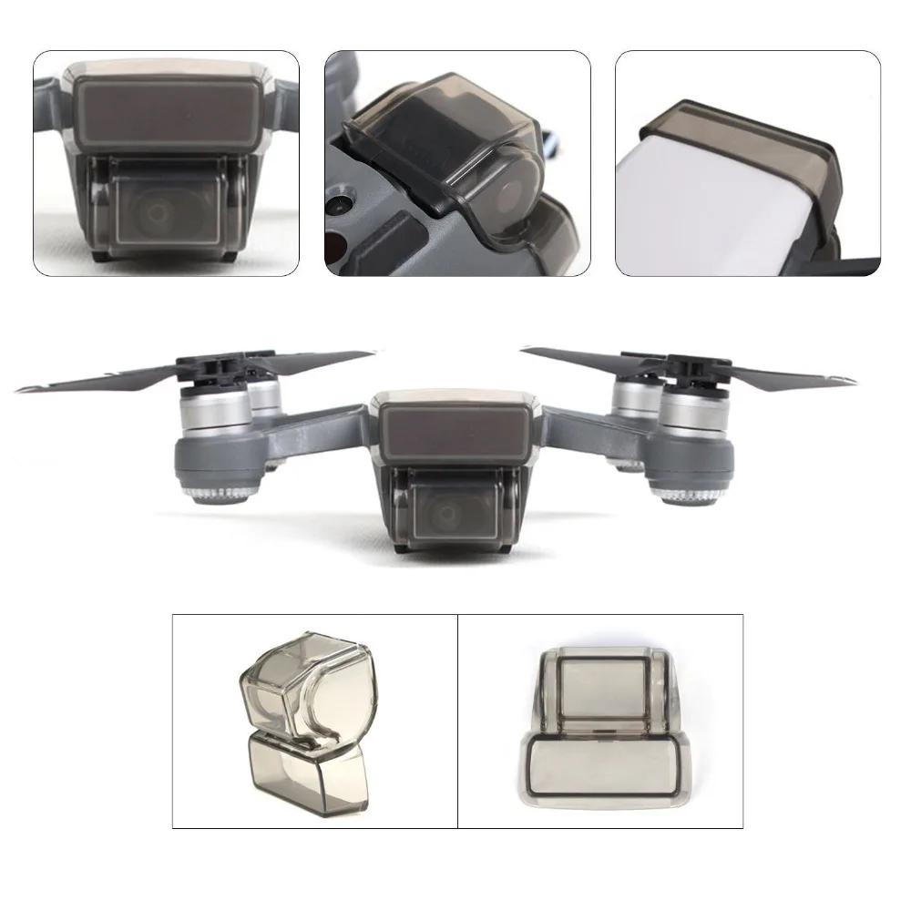Gimbal Protector for DJI Spark,Hapurs Transparent Camera Lens Cover Gimbal Cover Sensor Screen Protector Cap for DJI SPARK Drone 2-Pack