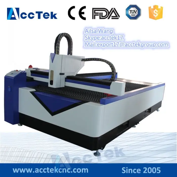 

Jinan AccTek 300w 500w Fiber laser cut metal shapes fiber laser cutting machine for stainless steel , fiber laser for iron