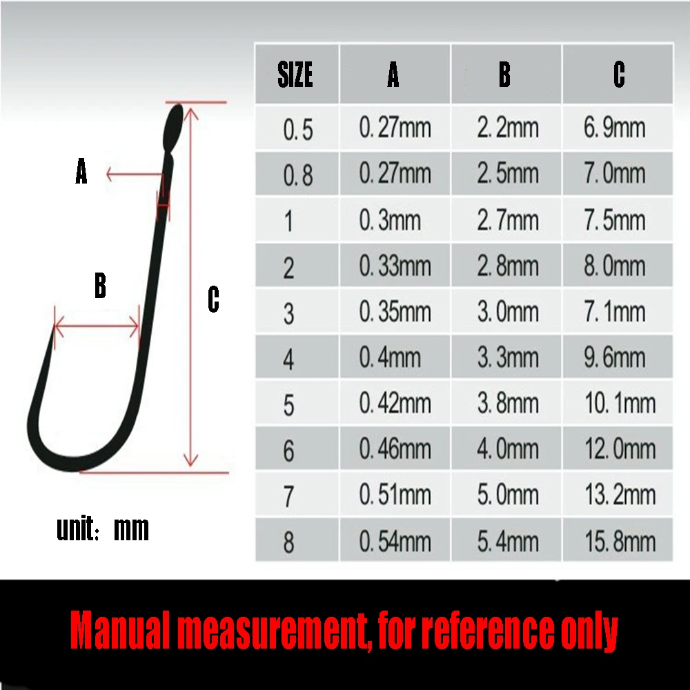 30 шт. рыболовный крючок 0,5/0,8/1/2/3/4/5/6/7/8 с высоким содержанием углерода Сталь рыболовного крючка золотого цвета с длинными рукавами