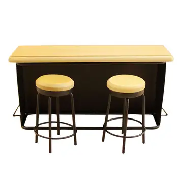 

Wooden Mini Bar Stools Furnitures Modeling Toy for 1:12 Scale Doll House