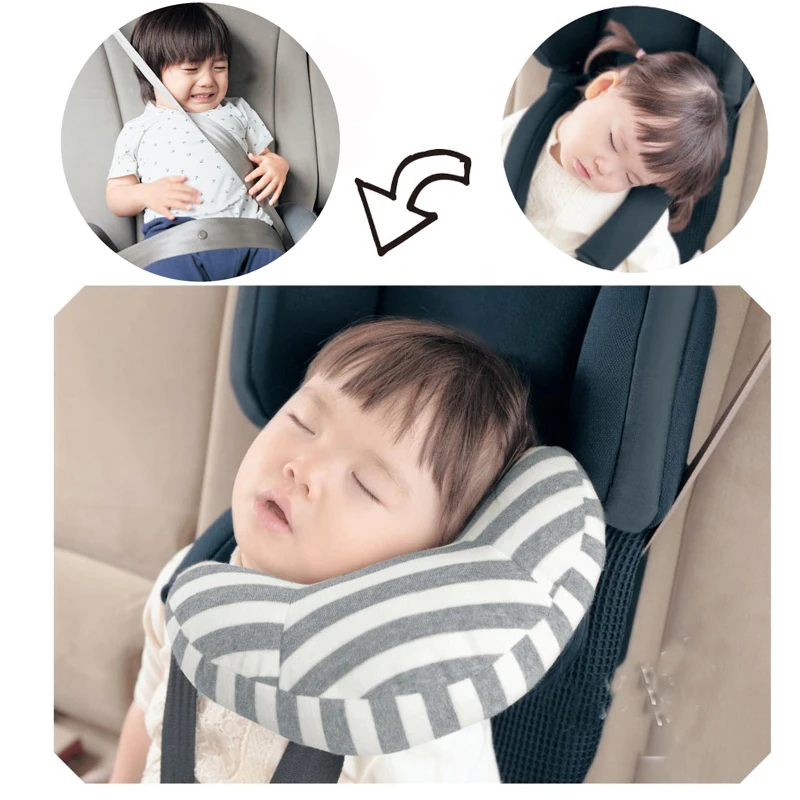 

Children's Neck Headrest Seat Belt Shoulder Pad Removable Child Car Sleep Pillow Seatbelt Cushion Pad Head Support Travel Pillow