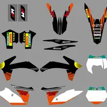 NICECNC команда Графический фон Наклейка Набор для KTM SX F XC W XCFW EXC 125 150