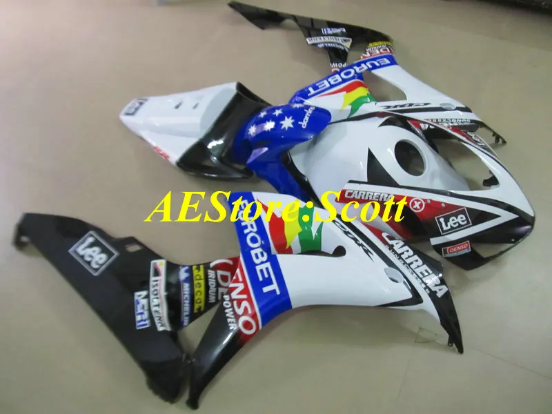 Набор обтекателей для мотоцикла HONDA CBR1000RR 06 07 CBR 1000RR 2006 2007 CBR1000 ABS белый цветной
