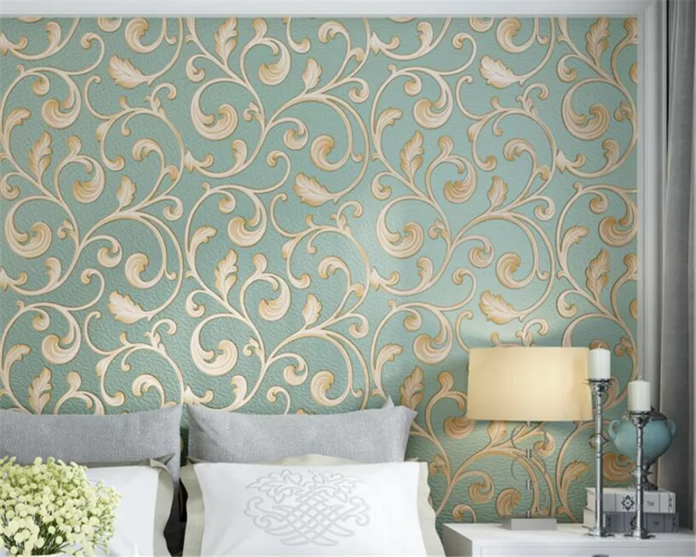 Online Shop Beibehang Relief 3D Wallpaper Wallpaper Untuk Dinding