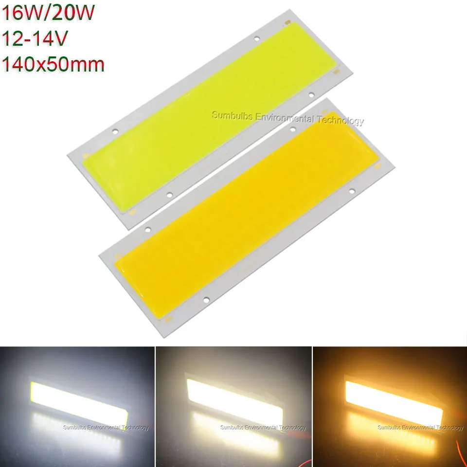 Factory Outlet 16W 20W 140x50mm COB font b Strip b font for font b LED b