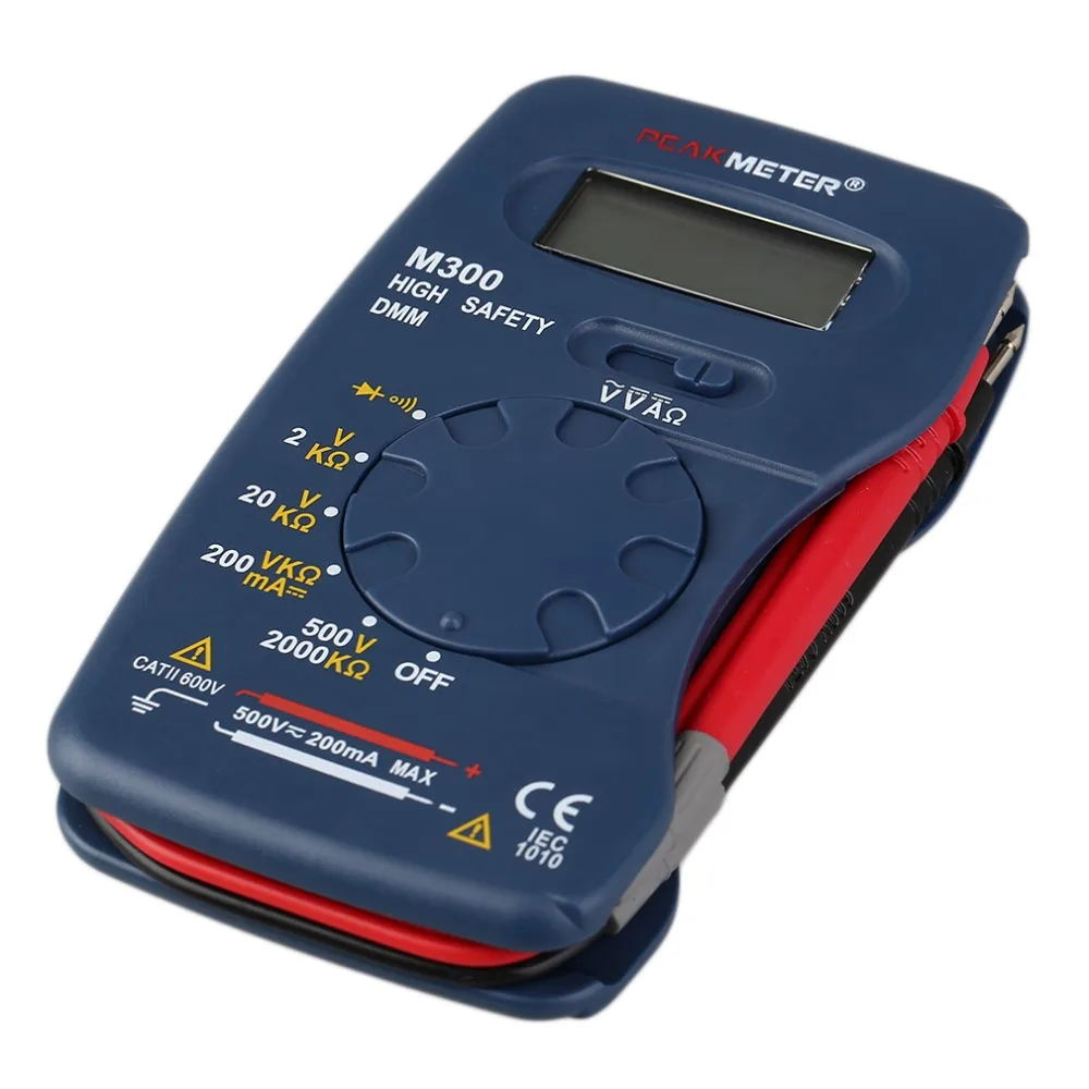 

1Set Professional M300 Mini Handheld Digital LCD Multimeter DMM DC AC Meter Ammeter Ohmmeter Voltmeter Tester Multimetro