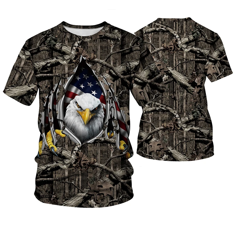 

Mens/Women eagle American flag 3D Print T shirts 4th of july independence day Party tshirt Pop casual couple tees cat dog Tops 2