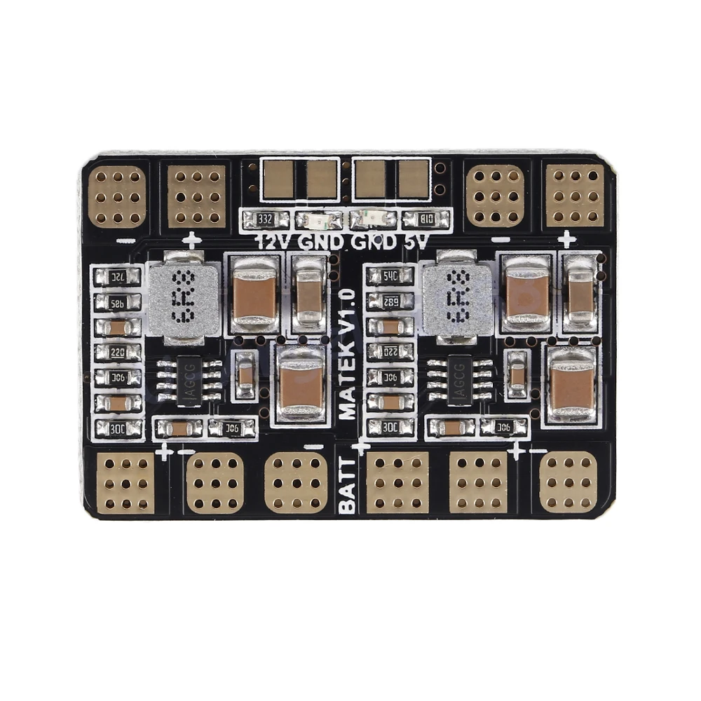 

1pcs Matek MICRO PDB W/ 5V & 12V BEC for 150 180 210 Mini Quadcopter