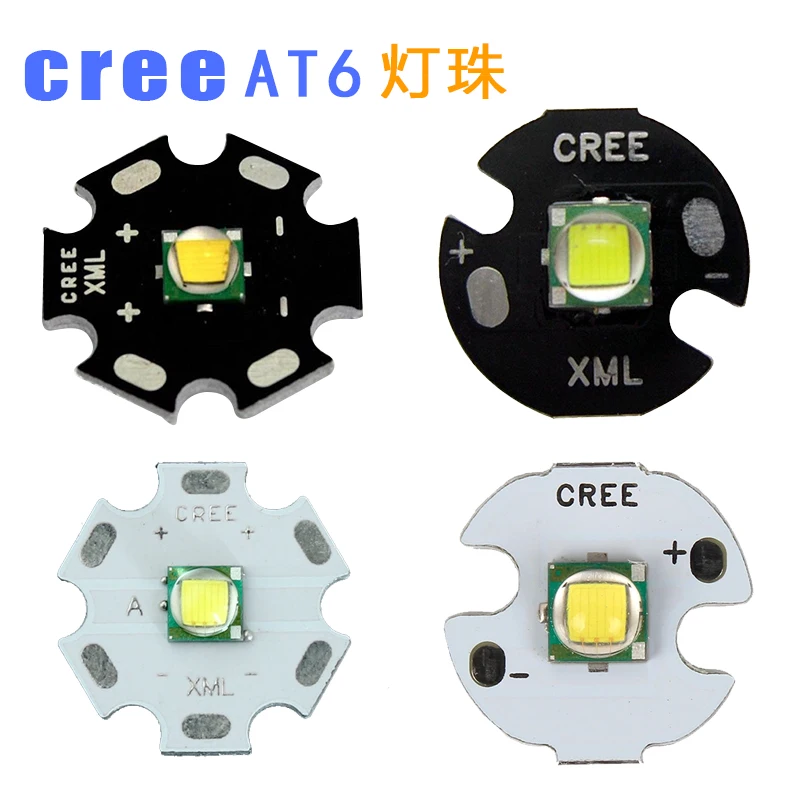 Original CREE 10W XML XM-L T6 / L2 /  XPE R3 3W / XRE Q5 3W / XTE R5 5W / XPG2 R5 5W / Warm Cool White Red Green Blue 20mm /16mm