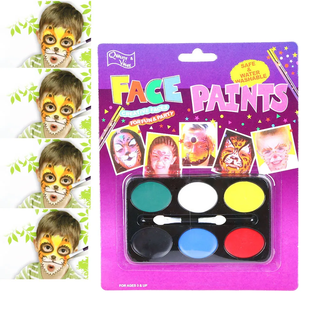 Y 1PCS Body Paint Lovely Children Festival Face Painting Craft Kit