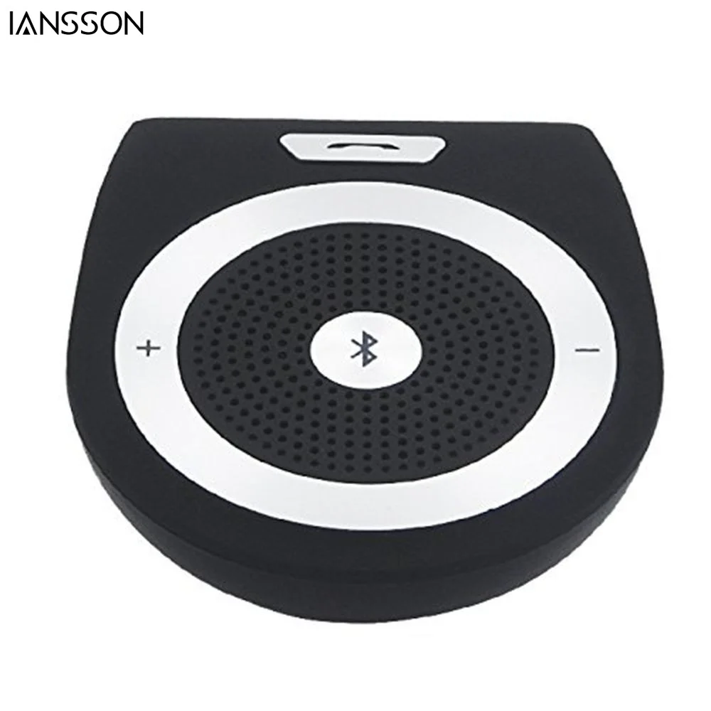 2016 New Stereo Bass Wireless Bluetooth Car Kit Speaker Speakerphone Handsfree Car Kit for