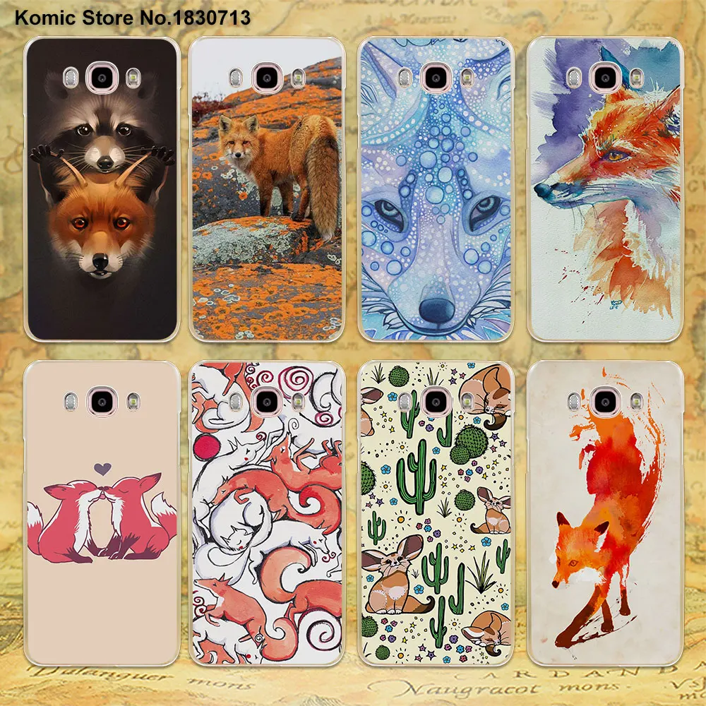 Cute Animals Foxes Red Fox design clear transparent hard