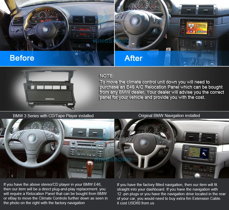 Clearance Octa-Core DAB+ Autoradio Android 8.0 Bluetooth WiFi 4G DVD Radio GPS Car Multimedia Player For BMW 3er E46 3er M3 MG ZT Rover 75 4