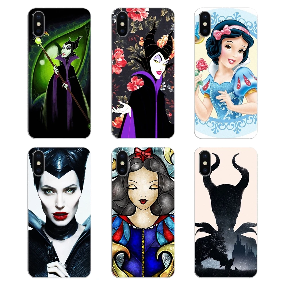 

Cartoon Snow White berry Maleficent For iPhone XS Max XR X 4 4S 5 5S 5C SE 6 6S 7 8 Plus Samsung Galaxy J1 J3 J5 J7 A3 A5 Cover