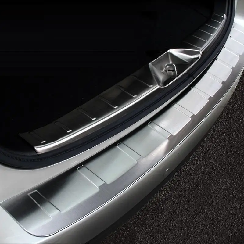 

Rear Panels Foot Pedal automobile upgraded car styling accessories protecter sticker strip decoration 16 17 FOR Subaru Forester
