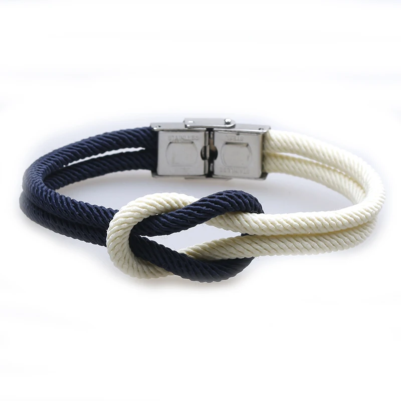 Новые очаровательные браслеты для женщин Pulseira Homme плетеные веревки Femme мужчин