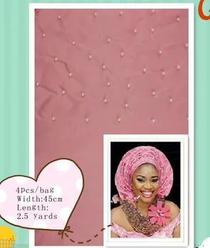 

New Fashion African SEGO Headtie,Sego with Beads,Head Gear,,Head Tie & Wrapper, 4piece/bag free shipping by dhl lr5fd4-2
